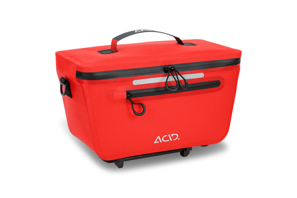 ACID Gepäckträgertasche PRO 10 RILink flame´n´black
