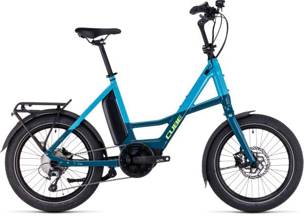 Cube Compact Sport Hybrid 500 blue´n´lime 2023 20": ONE SIZE